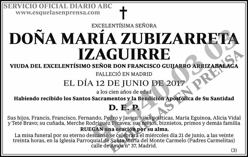 María Zubizarreta Izaguirre